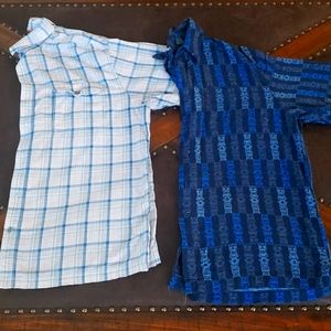 Mens-Two Large short sleeve button up 2for$20!